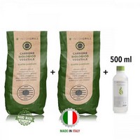 photo InstaGrill - Carbonella Vegetale di alta Qualità  - 2 x 2,5 Kg + Bioetanolo gel 500ml 1
